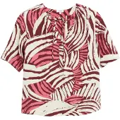 s.Oliver Blouses Pink Burgundy Größe: 42 | Blusen Outlet | Damen | Braun