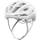 ABUS Gravel-Helm Taipan LED - Fahrradhelm mit Licht fürs Gravel-Biken - leicht, vielseitig und gut belüftet - mit Brillenhalterung - für Jugendliche, Frauen und Männer - Größe L, pure white