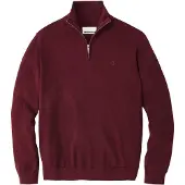 Armedangels FAABES STRICKPULLOVER | 100% Bio-Baumwolle - rot (XL)