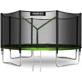 Neo-Sport Gartentrampolin 12ft/374cm mit Außennetz und Leiter