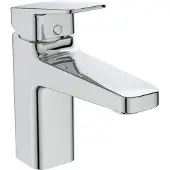 Ideal standard Waschtischarmatur Ceraplan ohne Ablaufgarnitur H90, Ausladung 124mm BD223AA Chrom