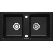 Deante 2-bowl granite sink