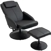 HOMCOM Relaxsessel Sessel Fernsehsessel Armsessel 360° drehbar mit Fußstütze