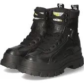 Buffalo Aspha Com 1 Damenschuhe Stiefel Schnürer Schwarz Freizeit