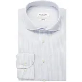 Profuomo Twill Hemd Streifen Hellblau