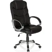 MyBuero RELAX BY155 - Home Office Chefsessel Schwarz Buerostuhl24