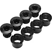 Race Face Kettenblattschrauben, M8x8.5mm, 4 Stk., Aluminium, schwarz - aktuel...