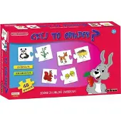 Abino Puzzle edukacyjne Czyj to obiadek?