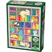 Cobble Hill Rainbow Cat Quilt, 1000 Stück(e)