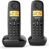 Gigaset Basic 100 DUO Schnurlostelefon Schwarz
