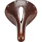 Brooks B17 Carved, Fahrradsattel, Track, Unisex, Braun, Einfarbig, Leder