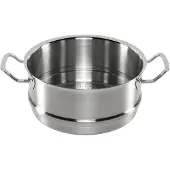 Fissler Original-Profi Collection / Edelstahl-Dämpfeinsatz (Ø 24 cm) Topf-Dampfeinsatz, Induktions-Dampfgarer gelocht - Induktion