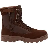 Brandit Boot Herren Tactical Boots Zipper braun Basics Textil EU43
