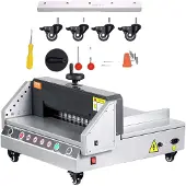 Vevor elektrischer Papierschneider (330,2 mm Schnittbreite / 4 cm Schnittstärke), Desktop-Papierschneidemaschine mit Tastensteuerung, Papierschneider für Büro Schule Druckerei, Papier Schneiden