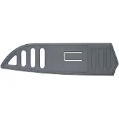Westmark Santokumesser Klinge 17 cm schwarz/rot