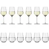 Ritzenhoff LICHTWEISS AURELIE WEIßWEIN- UND WASSERGLAS-SET #2 VON NADINE NIGGEMEIER