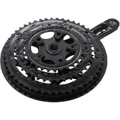 Shimano Tourney FC-A073 Kurbelgarnitur 7/8-fach schwarz 2022 Kurbelgarnituren