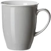 Ritzenhoff & Breker Becher "Kaffeebecher Doppio 320 ml 6er Set", grau, 6 tlg., Porzellan, Trinkgefäße, Becher