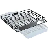 Vevor Dachgepäckträger, 130,5 x 91,5 x 12,7 cm Dachgepäckträger mit 15 Cu Ft wasserdichtem Gepäckbeutel, 90 kg Tragfähigkeit Universeller Träger für SUV, Lkw, 43x50 Zoll, Regal