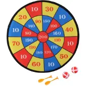 Eddy Toys Dartboard 36cm Mit Bällen Und Darts