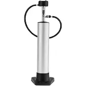Crankbrothers Klic Tubeless Tank Stand-Luftpumpe mit Manometer & Schlauchkit silber 2022 Tubeless Pumpen