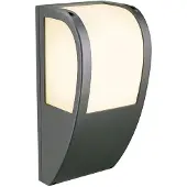 SLV Keras 227176 Outdoor wall light Energy-saving bulb, LED (monochrome) E-27 24 W Anthracite