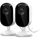 Arlo Essential 3 2K-Innenkamera, 2er Set, CCTV Sicherheitskamera, Drinnen, Kabelgebunden, Decke / Schreibtisch, Weiß, Vietnam