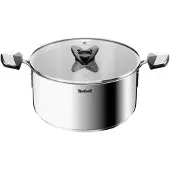 Tefal Emotion+ E3284644, Rund, Edelstahl, Edelstahl, Keine Beschichtung, Edelstahl, Keramik, Elektro, Gas, Halogen, Induktion, Versiegelte Platte