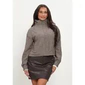 Ydence Damen Jacken Jacket Gemma - Bruin - Größe XXL