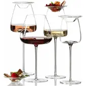 Zieher Rotweinglas "Weingläser + Deckel Vision Balanced 850 ml 2er Set transparent"
