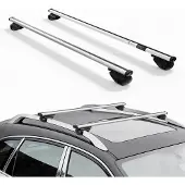 Vevor Universeller Dachträger Querträger 119,9 cm Länge für Fahrzeuge mit erhöhtem Seitenschienen
