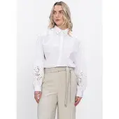 Beaumont Damen Blusen Amal Blouse - Wit - Größe 42