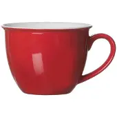 Ritzenhoff & Breker Tasse "Jumbotassen Doppio 350 ml 6er Set", rot, Porzellan, Trinkgefäße, Tasse