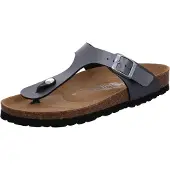 Rohde Damen Zehentrenner Pantolette Metallic-Optik Alba 5600, Größe:38 EU, Farbe