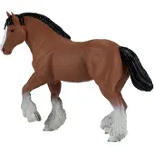 MOJO Clydesdale Horse Brown, 3 Jahr(e), HORSE WORLD, Braun, Polyvinylchlorid (PVC)