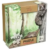 Mama Maluje Puzzle Niedźwiedzie 60 elementów dla dzieci