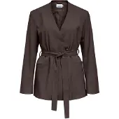Object Damen Blazers Objlisa Lo L/s Belt Blazer - Bruin - Größe 36
