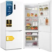Heinner HCNF-M435INVE++, 435 l, NoFrost-Funktion (Kühleinheit), 41 dB, 9 kg/24h, E, Weiß