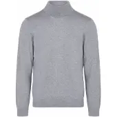 Olymp Rollkragenpullover "Strick Casual", Herren, Gr. M, grau (silbergrau), Strick, Obermaterial: 100% Schurwolle, regular fit, Strickbündchen, Pullover Rollkragenpullover