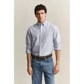 Gant Hemd Herren Reg Classic Oxford Stripe Shirt College Blue-XL