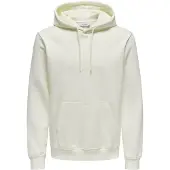 Only & Sons Kapuzenpullover in Cloud Dancer | Gr.: XXL