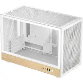 DeepCool CH260 WOOD WH, Desktop, PC, Weiß, Holz, Mini-ITX, micro ATX, 17,4 cm, 41,3 cm
