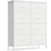 Songmics Kommode mit 8 Schubladen, Aufbewahrungsschrank, modern