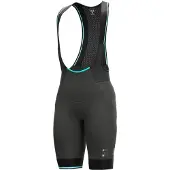 ALÉ Lange Fahrradhose mit Trägern - K-TOUR KLIMATIK - Schwarz XL