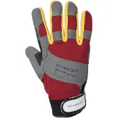 Pfanner Forsthandschuh StretchFlex KeproTechnic grau rot, Größe 11