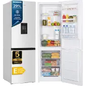 Heinner HCNF-HM291INVWDE++ Kühl-Gefrierkombination 291 L, No Frost, Inverter, Wasserspender, Weiß