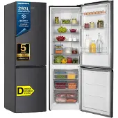 Heinner HCNF-HM293INVDGD Kühl-Gefrierkombination 293 L, No Frost, Inverter, Anthrazitgrau