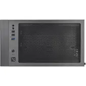 Thermaltake S100 TG, Micro Tower, PC, Schwarz, micro ATX, Mini-ITX, SPCC, 16,5 cm
