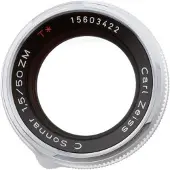 Zeiss 50mm f/1.5 C-Sonnar T* ZM silber Gebrauchtware | Sehr leichte Gebrauchsspuren | 12 Monate Garantie