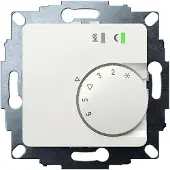 Eberle 547895553502 UP-Raumregler, RAL9010 glänzend 50x50, 5-30C, AC 230V, Triac-Ausgang, Schaltbar 5 Stellantriebe a 3W, Change-Over-Eingang, TA